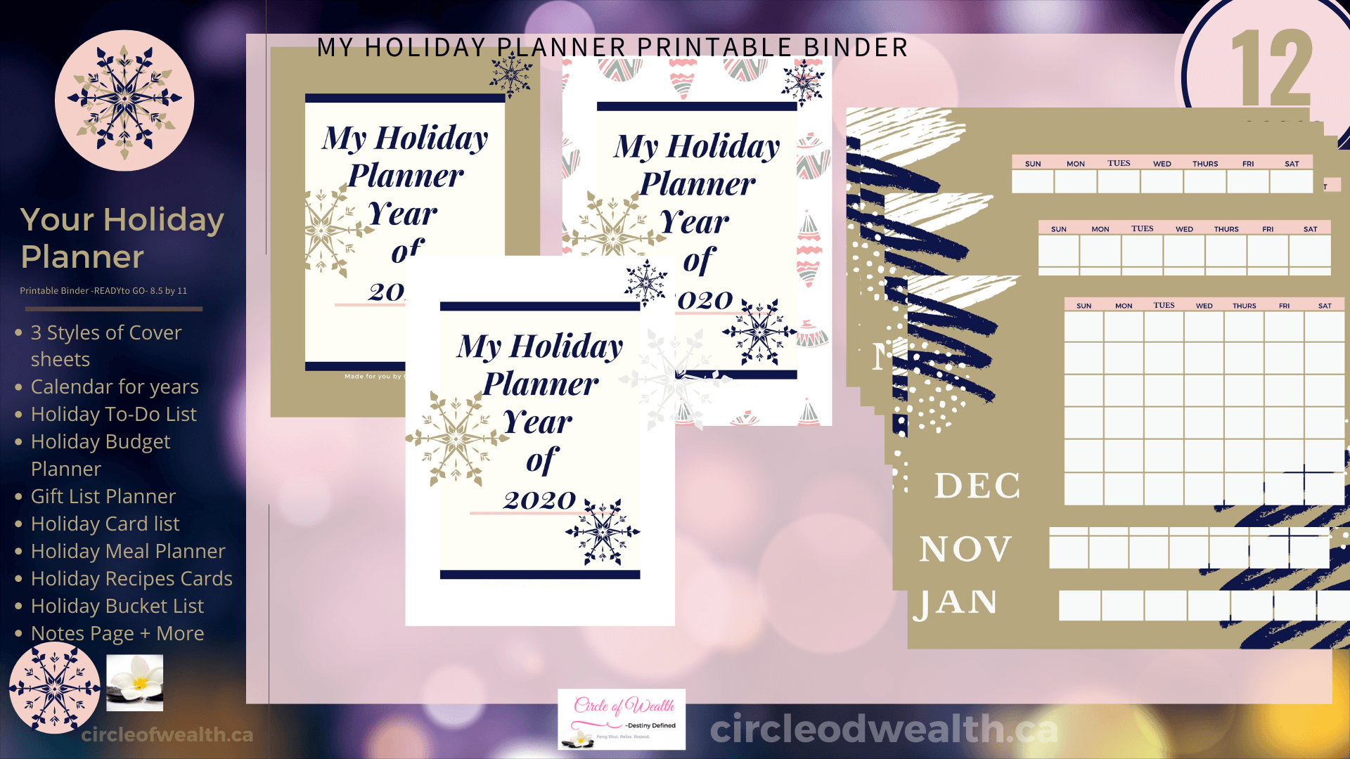 Holiday Christmas Planner