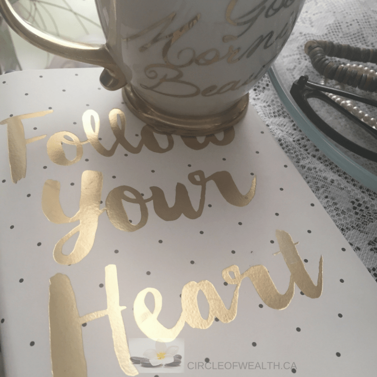 Danielle's Journal and Coffee Mug.
