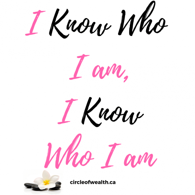 i know who i am