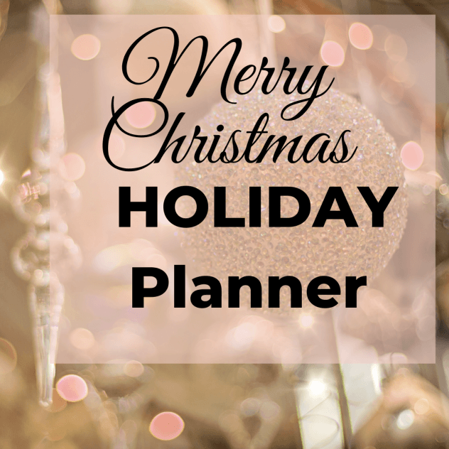 Merry Christmas Holiday Planner 