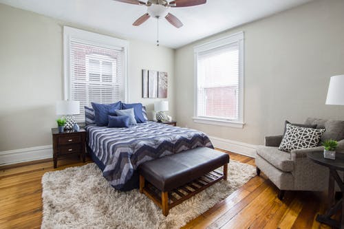 cozy chair in bedroom adds charm 